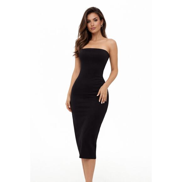 James Perse Dresses & Skirts - NEW James Perse Black Tube Dress Style WNDK6790 Size 3